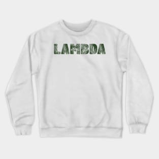 Lambda Leaf Letters Crewneck Sweatshirt